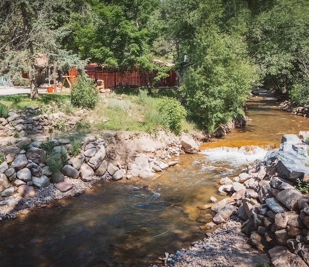 Fourmile Creek at A-Lodge in Boulder, Colorado