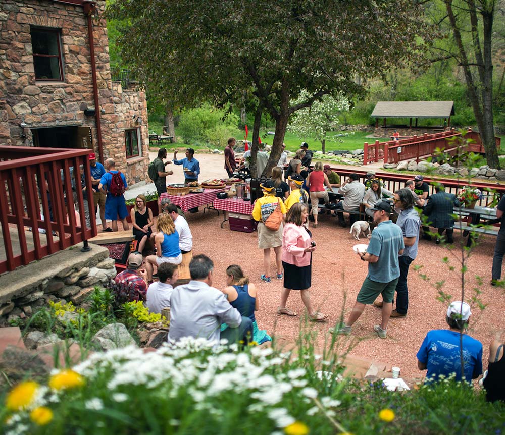 Group Dinners at A-Lodge in Boulder, Colorado