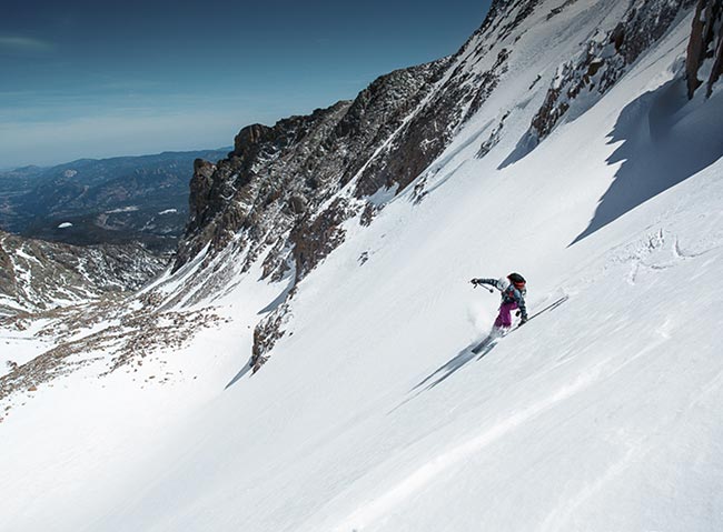 Backcountry Skiing with A-Lodge in Boulder, Colorado