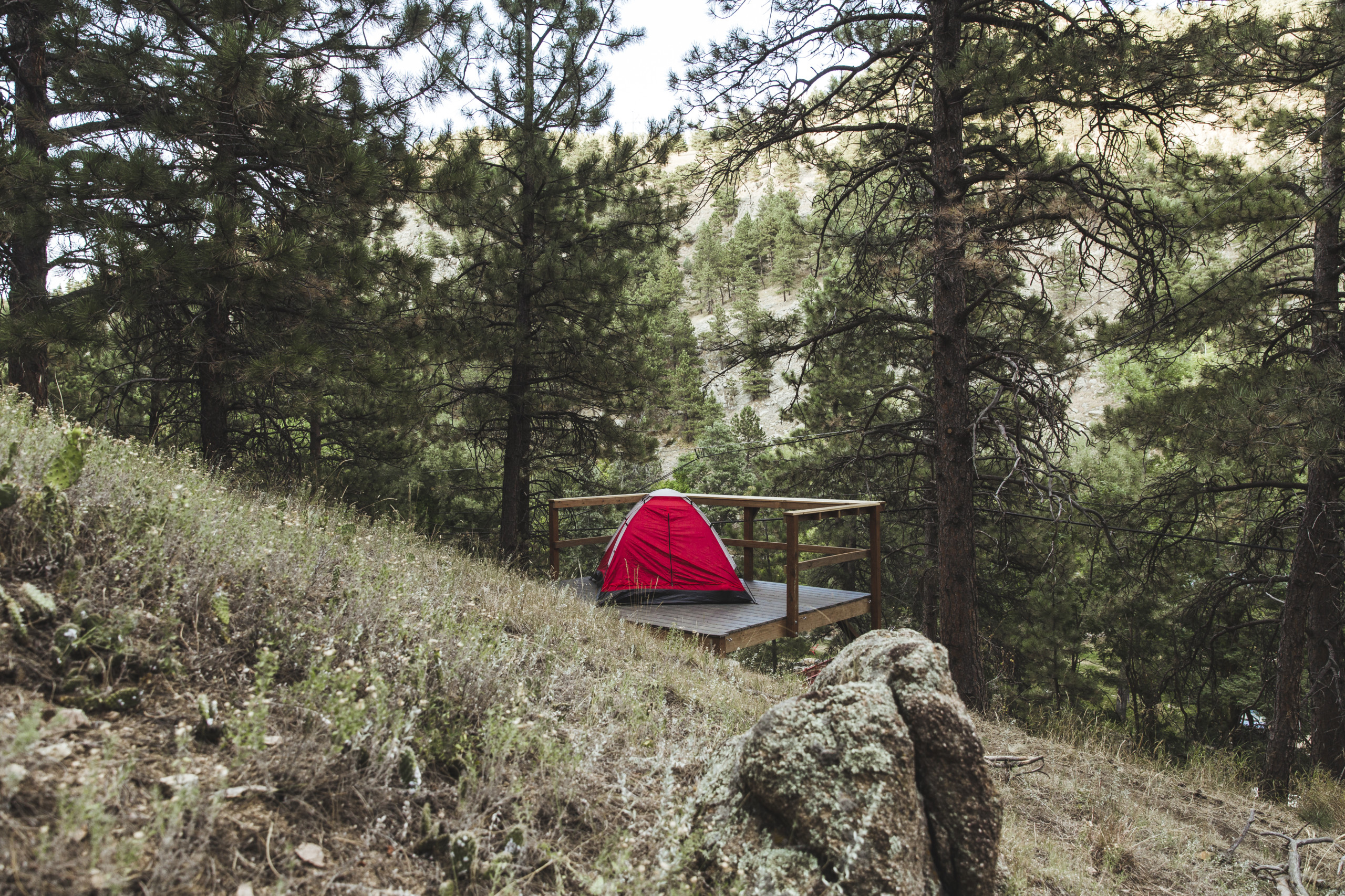 Camp Sites at A-Lodge in Boulder, Colorado