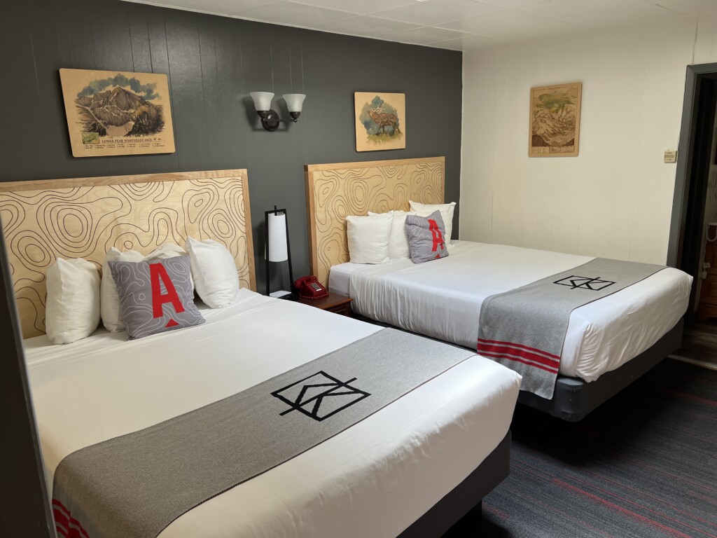 Queen Bed Hotel Room Boulder, Colorado
