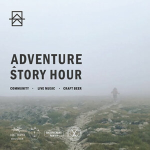 Flyer for the Adventure Story Hour at the A-Lodge Boulder Hotel