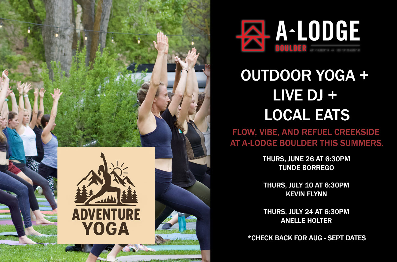 Cover image for Adventure Yoga at the A-Lodge