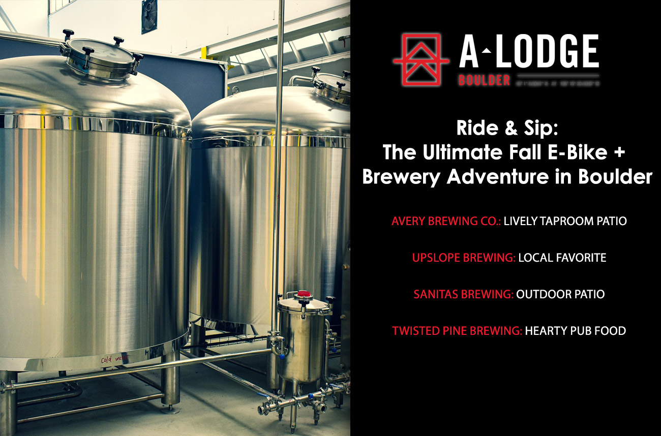 Tanks in a brewery in Boulder Colorado