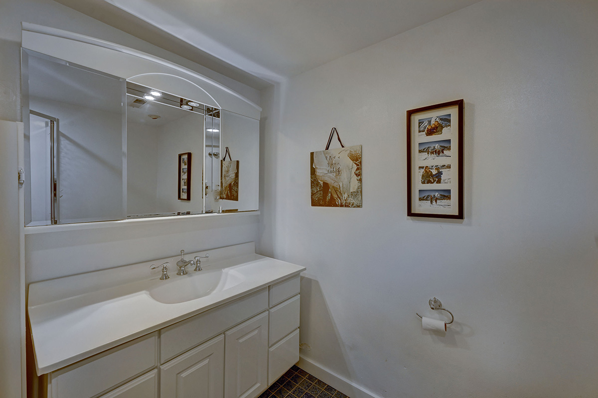 Second bath in three bathroom home rental near Boulder, CO